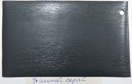 Угольный серый цвет ламинирующей плёнки для пластиковых окон
